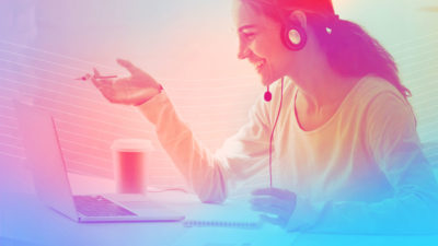 UX researcher conducting digital focus group for EdTech product