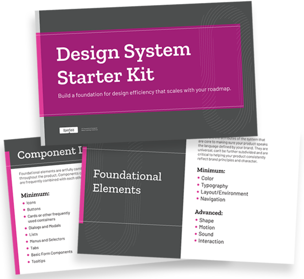 Download our Design System Starter Kit to help your team get on the road to documentation