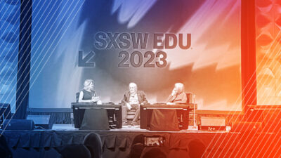 Photo of SXSW EDU 2023 stage by Openfield
